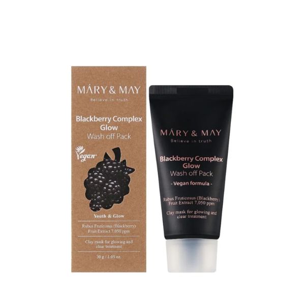 مجموعة غسول التوت الأسود النباتية من ماري آند ماي