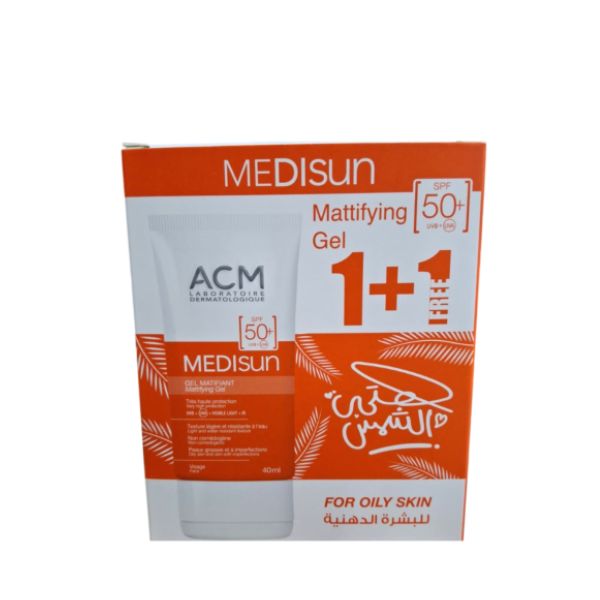ميديسان جل واقي شمس مطفي SPF50+ 40 مل (1+1 مجانًا)