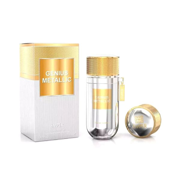 عطر جينيوس ميتاليك من إمبر أو دو بارفان سبراي
