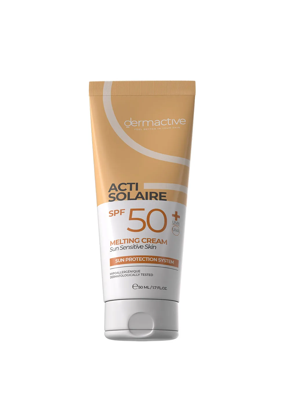 كريم واقي شمس أكتي-سولير +SPF 50 بتركيبة ناعمة (Melting Cream)